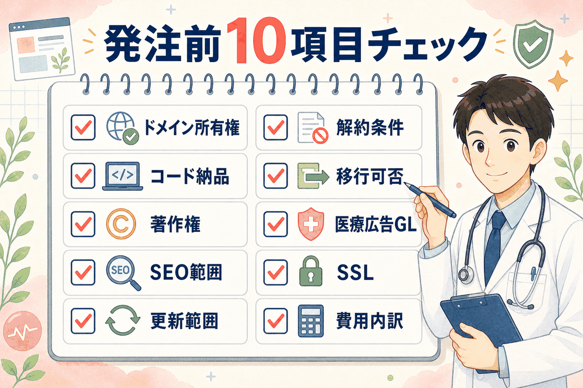 発注書チェックリスト10項目